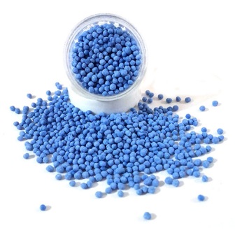 Blue Cellulose Beads with Vitamin E & Vitamin A
