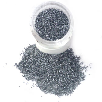 Pearly Green Color Cellulose Beads