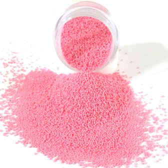Pink Cellulose Beads with Lemon Grass Oil